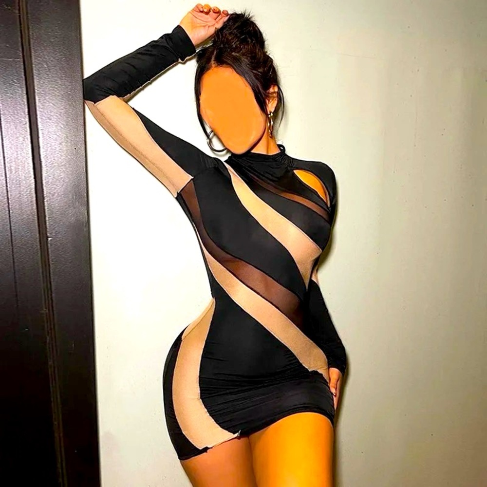 Sheer party dress